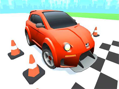 Direksiyonlu 3D Araba Sürme  