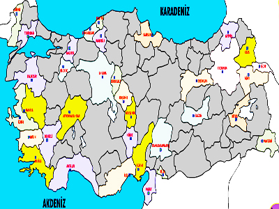 Il Bulma Oyunu Turkiye Haritada 81 Sehir Ismi Bulmaca Cografya Oyna