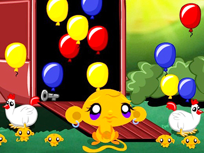 Maymunu Mutlu Et Balonlar